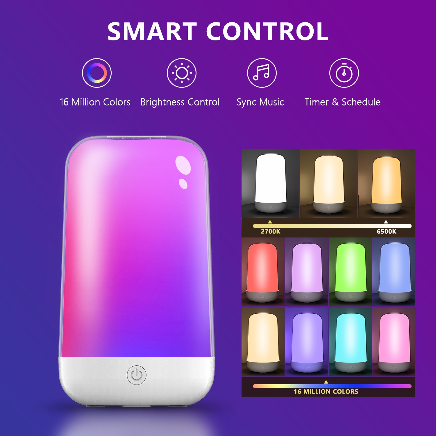 Rgb Desk Lamp Smart - Умная сенсорная настольная лампа с управлением
