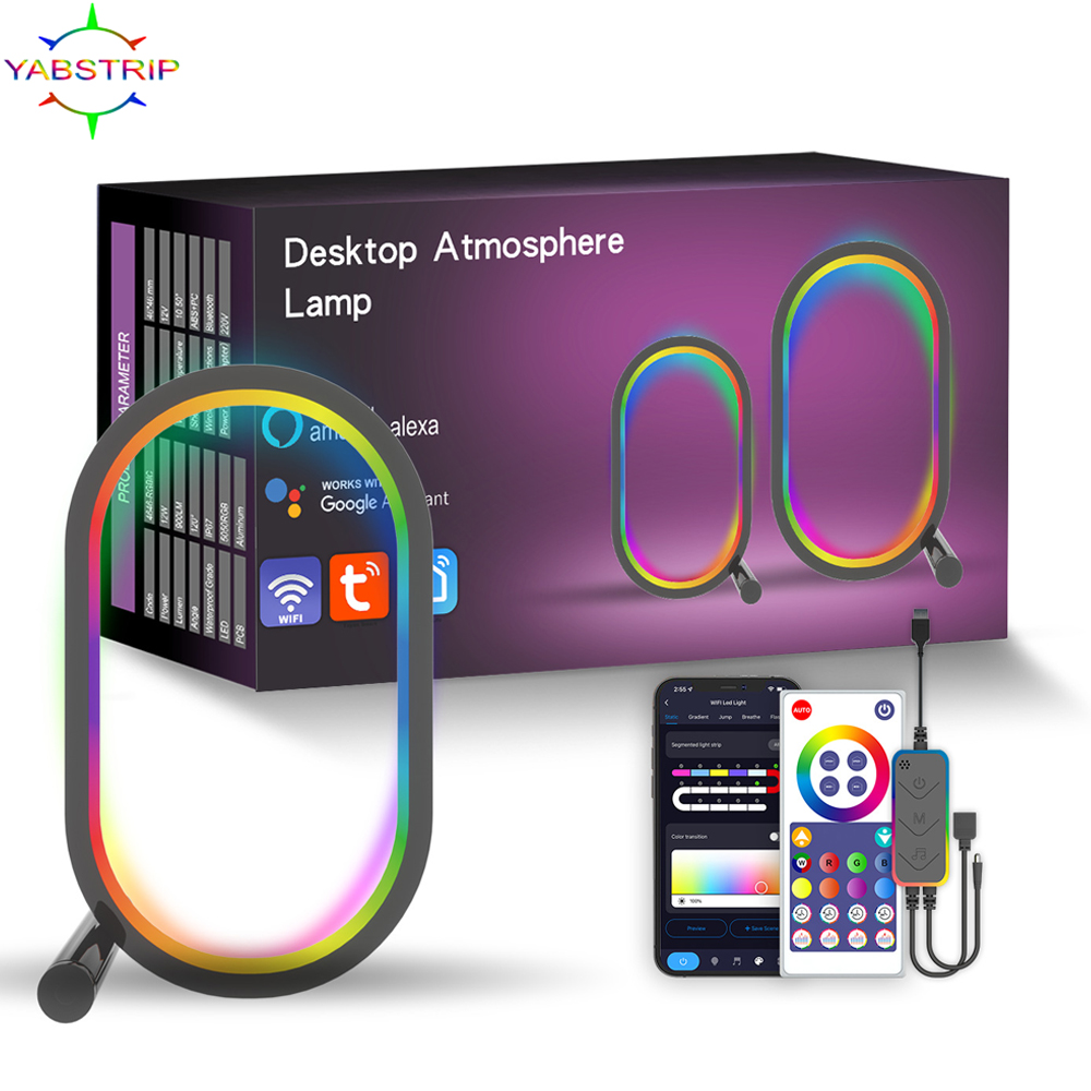Rgb Desk Lamp Smart - Смарт-приложение с Wi-Fi, креативные настольные лампы,