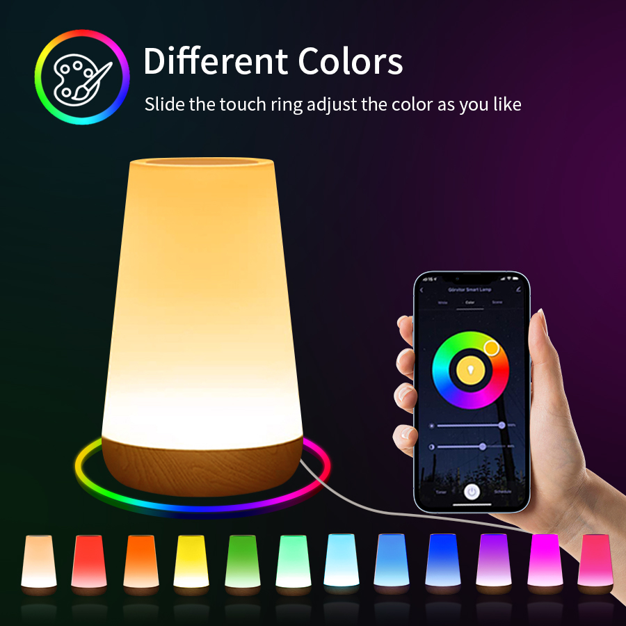 Умная настольная лампа Tuya с  – обзор и цена Rgb Desk Lamp Smart