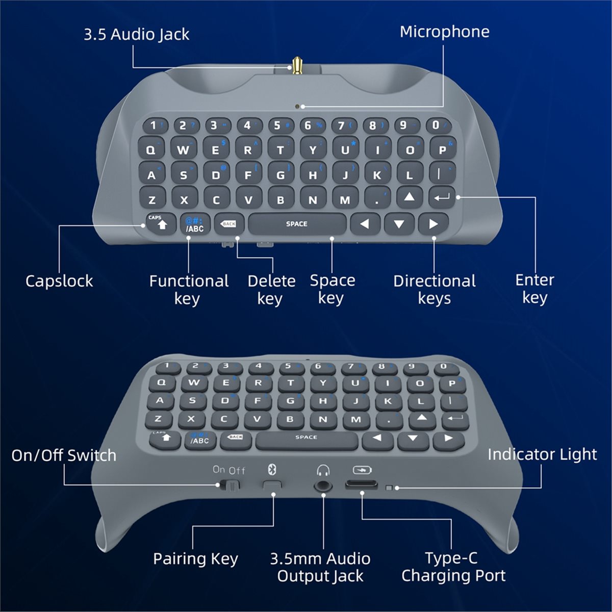 Беспроводная игровая клавиатур – обзор и цена Wireless Keyboard Mini