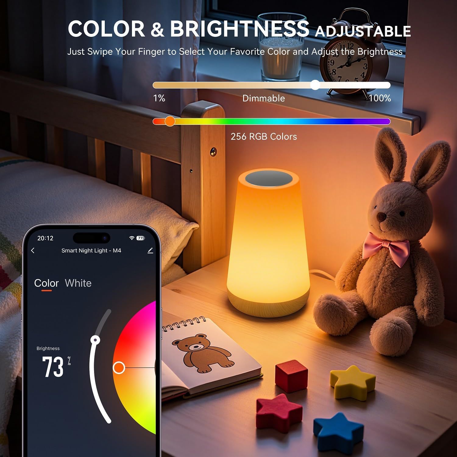 USB-перезаряжаемая умная насто – обзор и цена Rgb Desk Lamp Smart