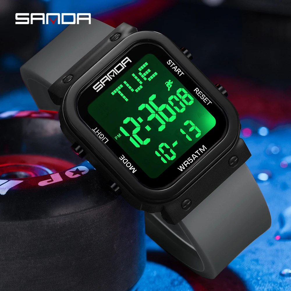 Цифровые часы SANDA, мужские в – обзор и цена Electronics Gadgets For Men
