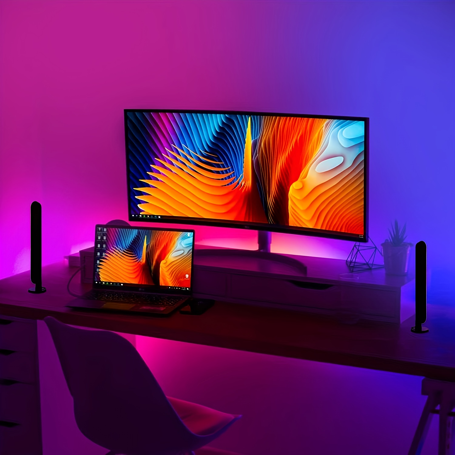 1/2 шт. светодиодные настольны – обзор и цена Rgb Desk Lamp Smart