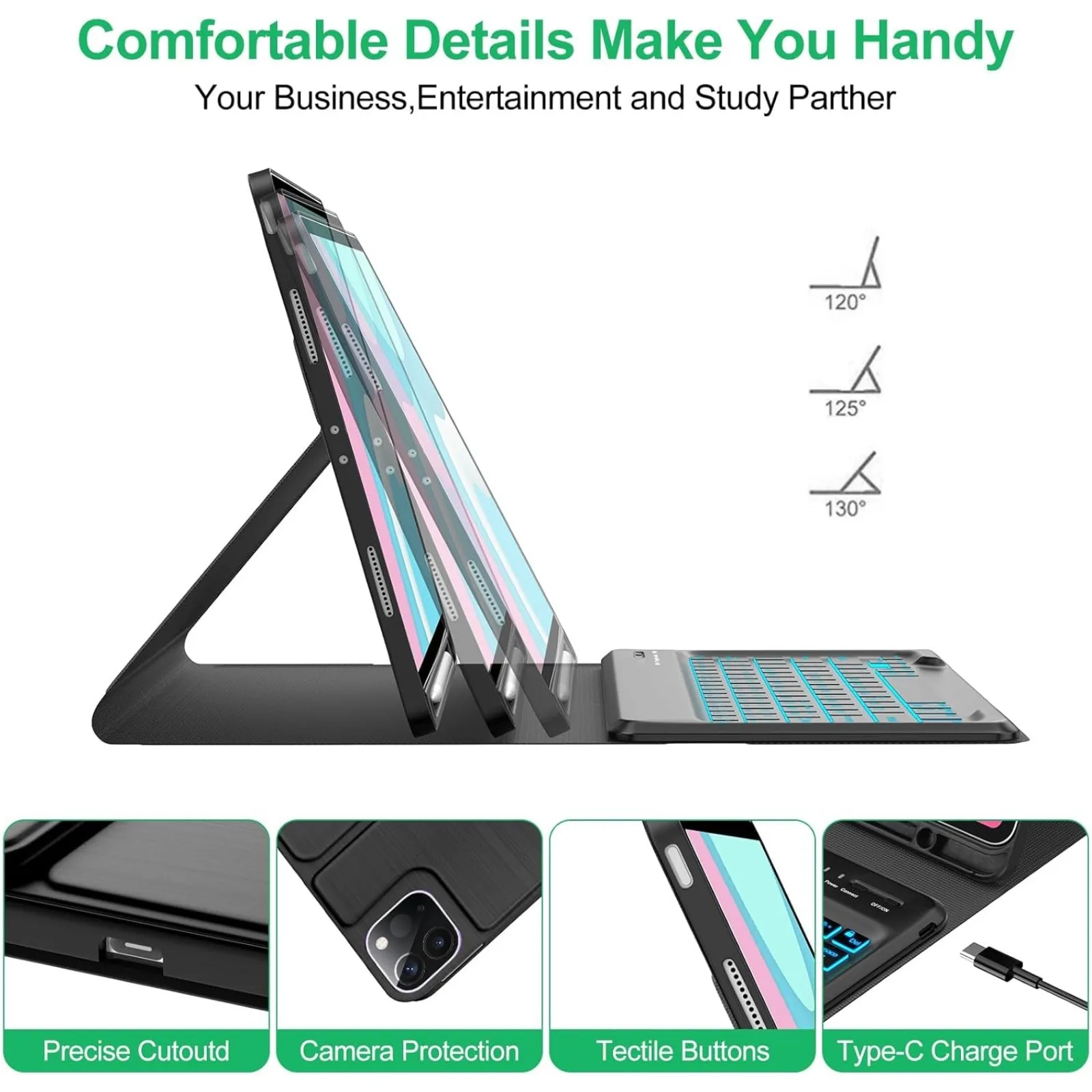 Чехол-клавиатура и мышь для iP – обзор и цена Wireless Keyboard Mini