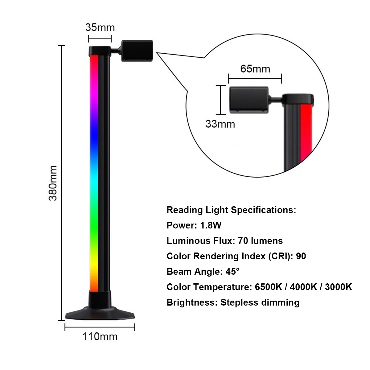 Умная светодиодная лампа RGB с – обзор и цена Rgb Desk Lamp Smart